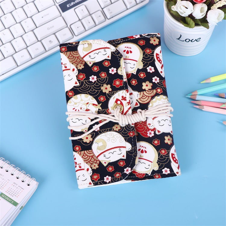 Wholesale Zhaocai Cat Fabric Binding Notebook